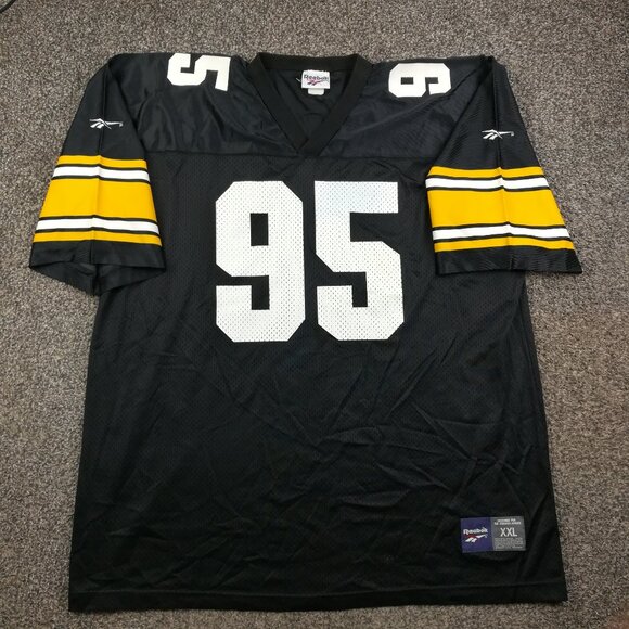 NWOT Vintage Greg Lloyd Pittsburgh Steelers Jersey Reebok Mens 2XL USA Made